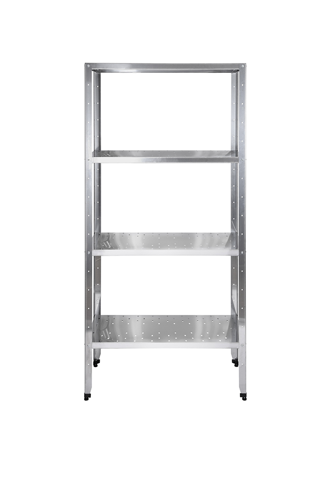 Стеллаж кухонный с перфорированными полками Luxstahl СРП-1800*900*300