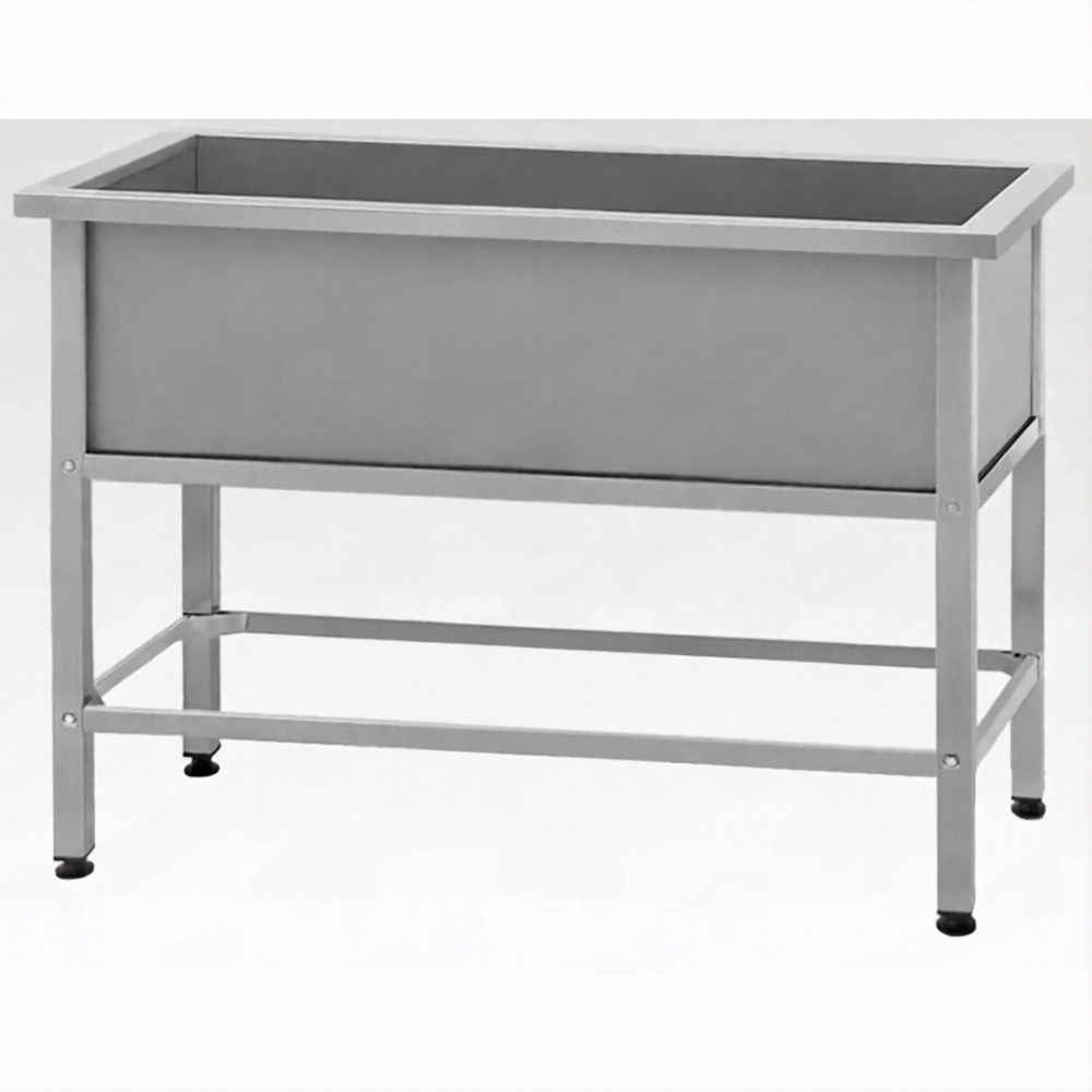 Ванна моечная ВМСн 1210 (860х1210х630)  1 м/о 350х1110х530 (ножка проф., тр. 40х40)