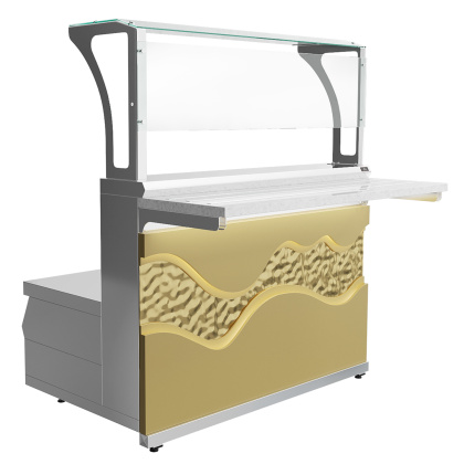 Мармит первых блюд под электрические супницы Luxstahl МПН (С)-1200 Premium Gold River (Золотая Река)