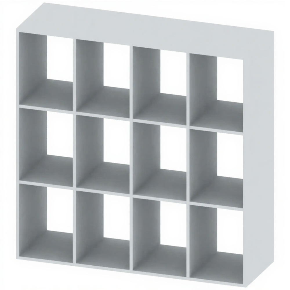 Стеллаж для обуви 3х4 ячейки СТ-АД-180