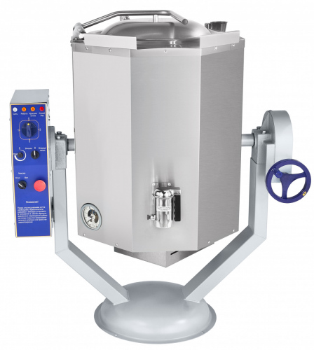 КОТЕЛ ПИЩЕВАРОЧНЫЙ КПЭМ-60-ОМР со сливным краном (11000019724)