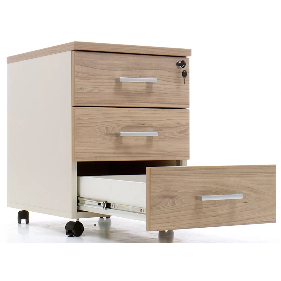 Тумба выкатная NPW-406 L3 вяз натуральный/бежевый