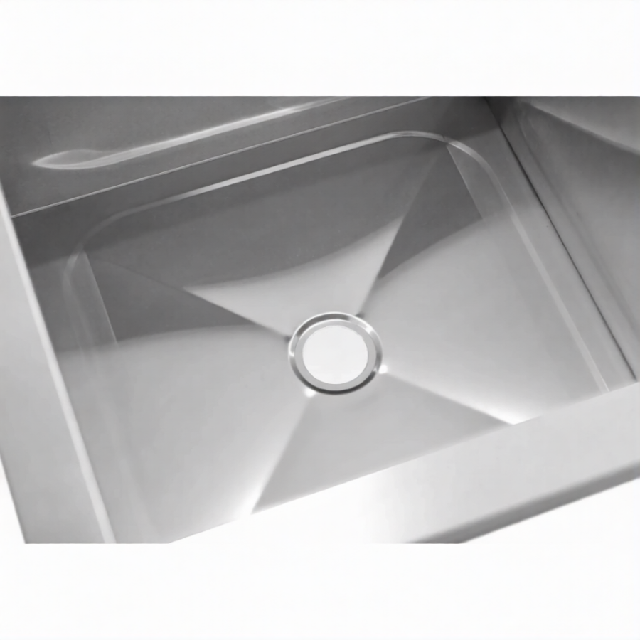 Ванна моечная ВМСн 1010 (860х1010х530)  1 м/о 350х910х430 (ножка проф., тр. 40х40)