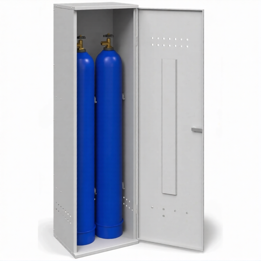 Шкаф металлический для газовых баллонов разборный ШГБР-02-0,8 мм