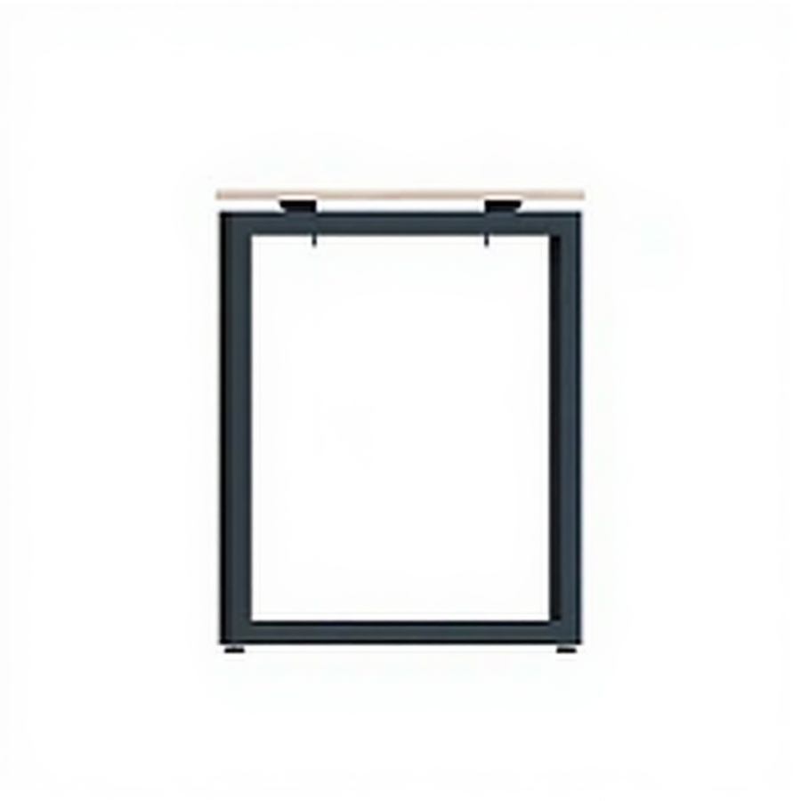 Стол трапеция «СМАРТ» подстолье «O» профиль 40x40 столешница 16 мм