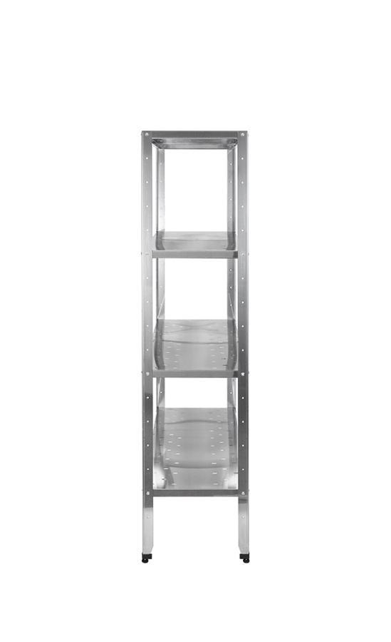 Стеллаж кухонный с перфорированными полками Luxstahl СРП-1800*900*300