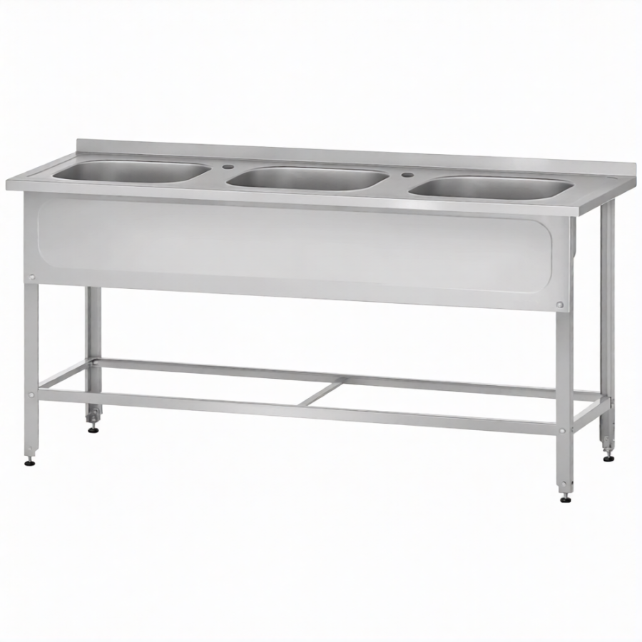 Ванна ВМЦн 860х1800х600  3 м/о, борт, отв. д/смесит., экран (ножка проф., тр. 40х40)