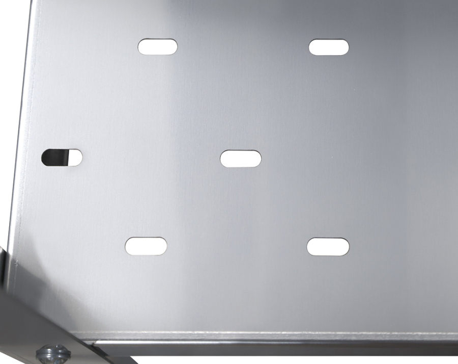 Стеллаж кухонный с перфорированными полками Luxstahl СРП-1800*900*300