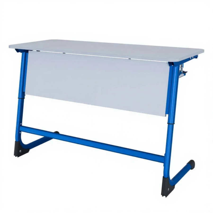 Парта 2М Smart с регулировка угла наклона/полкой (ЛДСП)