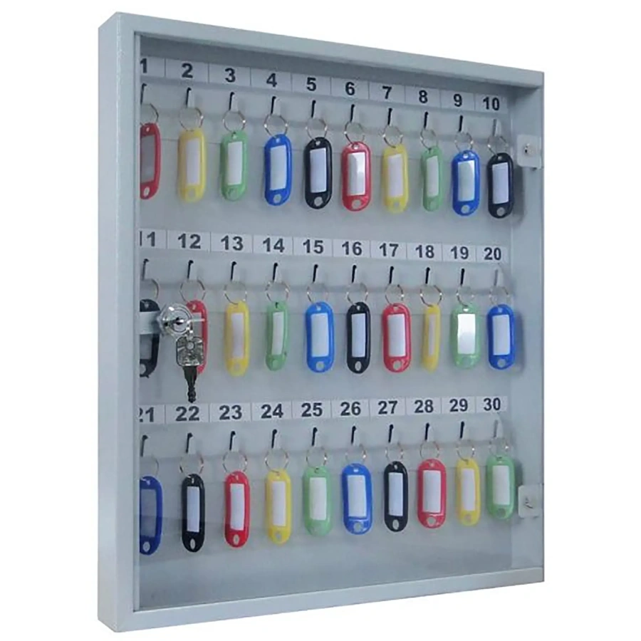 Ключница с прозрачной дверцей КЛС-30 (с брелками)