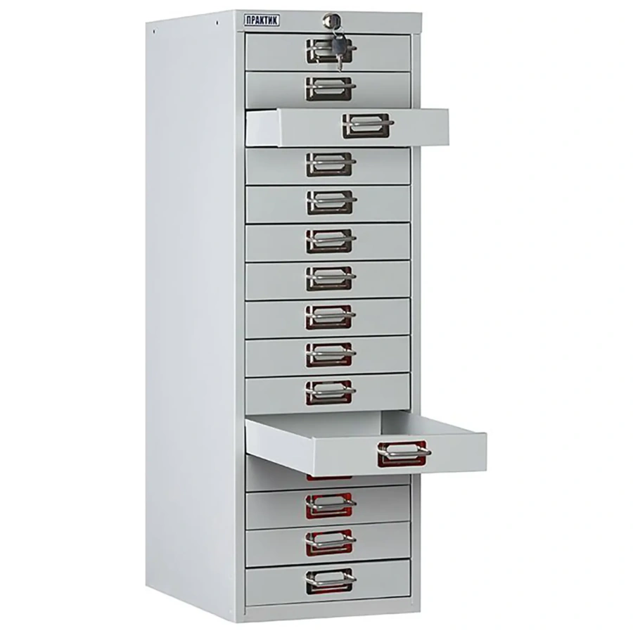 Картотечный шкаф ПРАКТИК MDC-A4/910/15