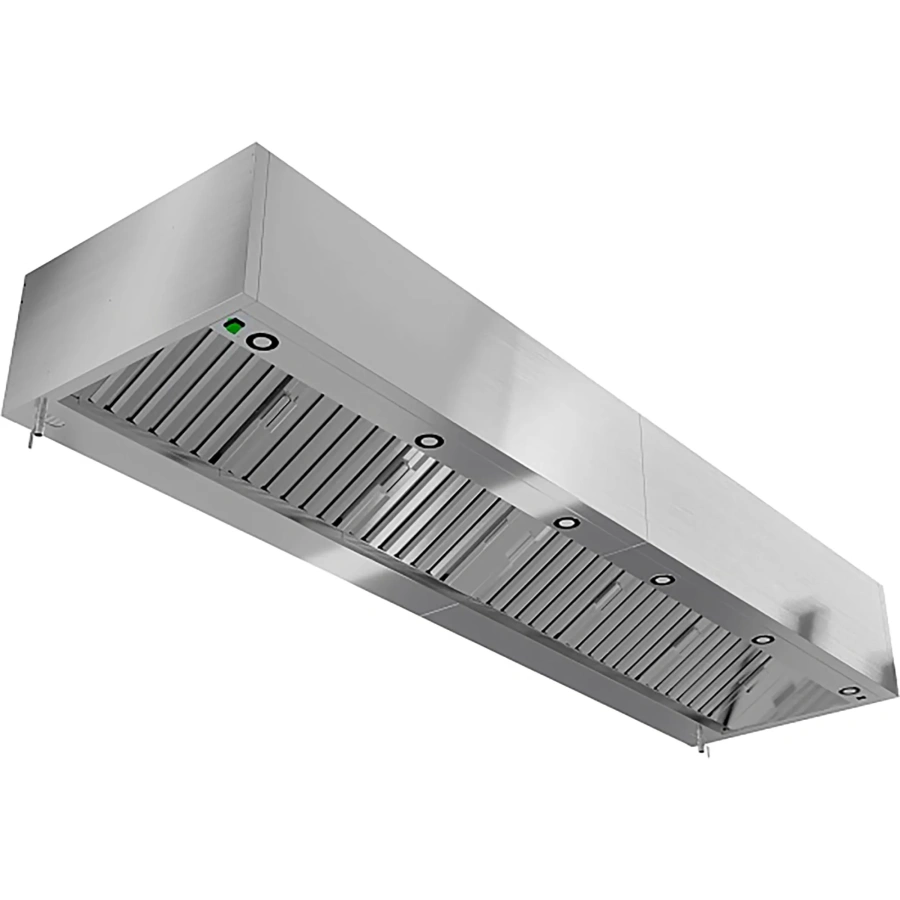 Зонт вытяжной пристенный с подсветкой ЗВПКП-16/14