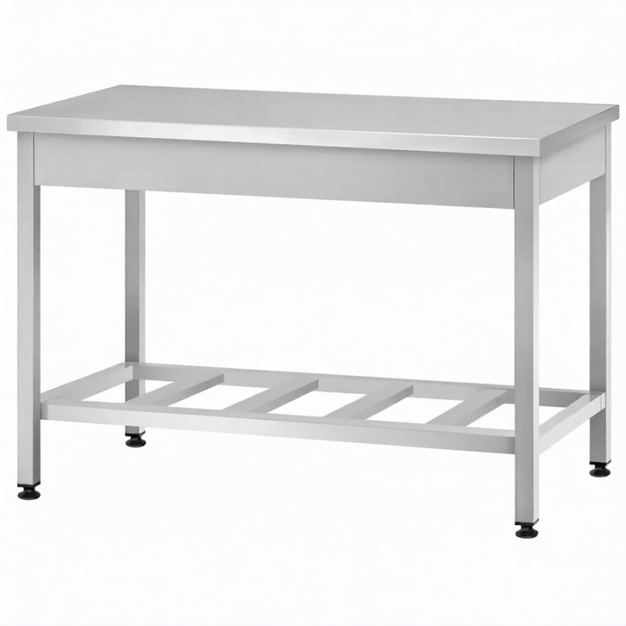 Стол производственный СПРп - 860х1000х600 «Profi Ral» (полка-решетка)