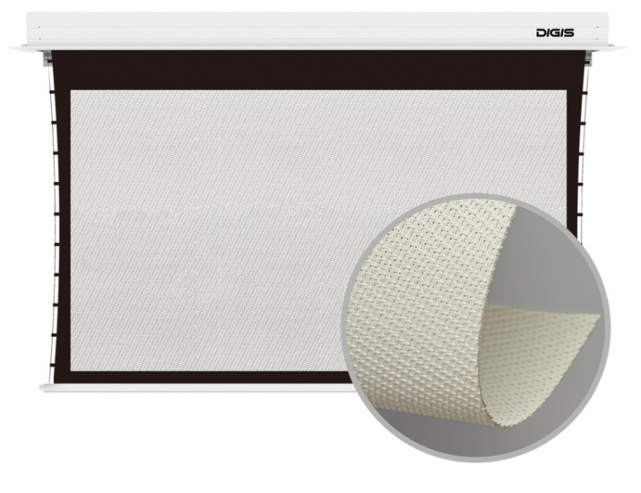 Экран встраиваемый звукопрозрачный с растяжками Digis DSIT-16913-A